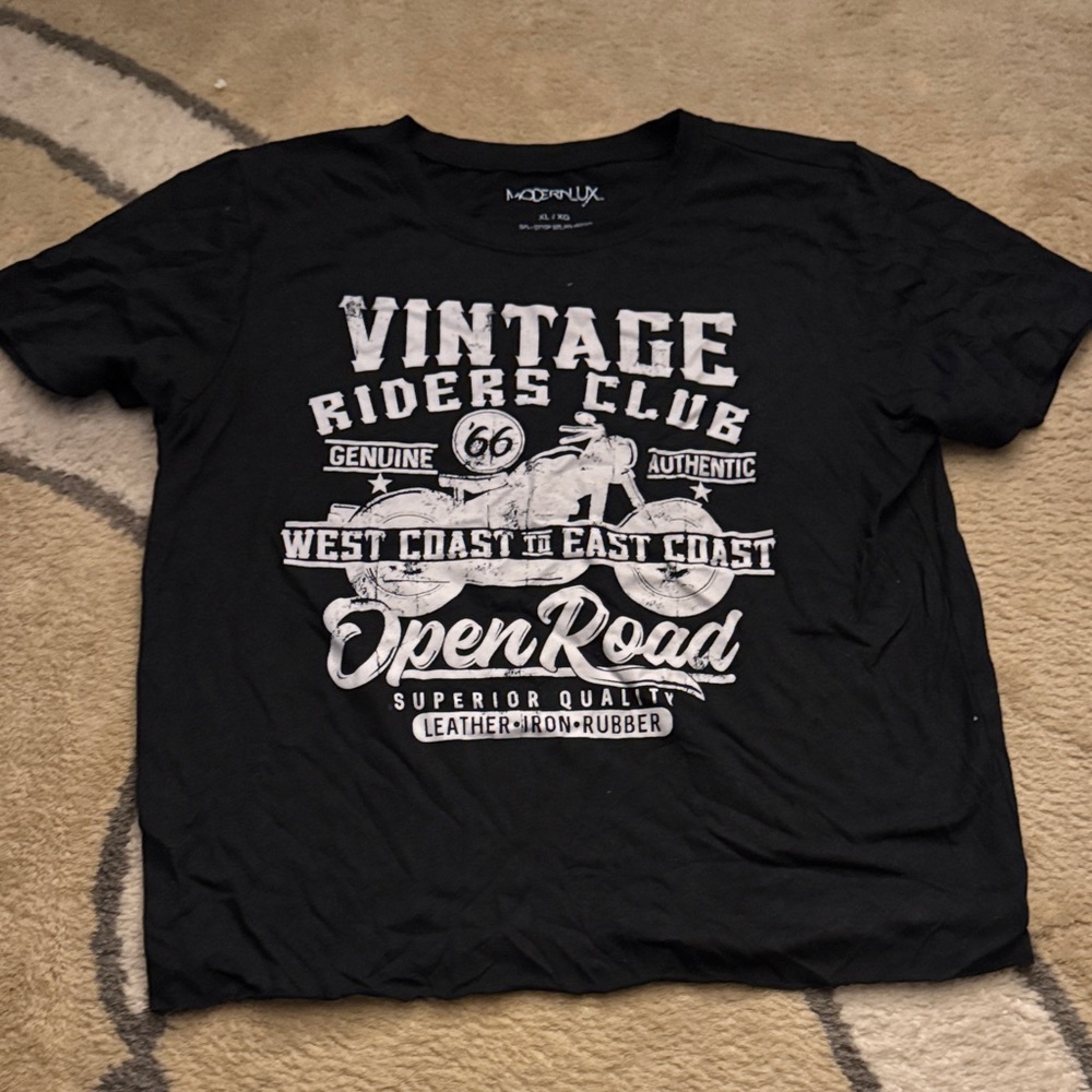 Modern Lux Black Open Road T-Shirt